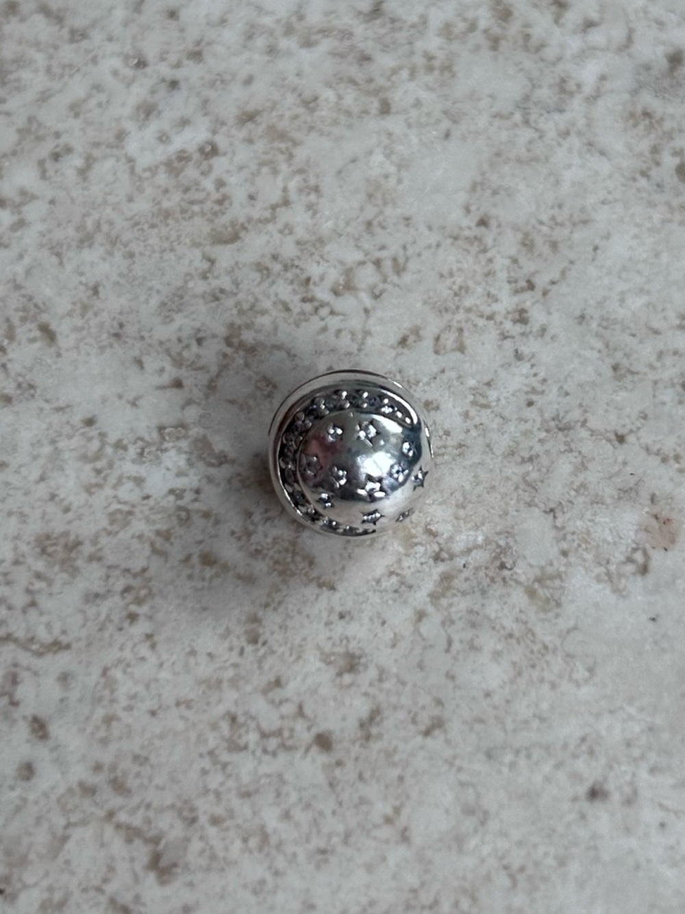 Pandora Jewelry Sparkling Moon and Star Cubic Zirconia Clip